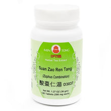 Load image into Gallery viewer, Suan Zao Ren Tang / Zizyphus Combination Tablet - Min Tong Herbs
