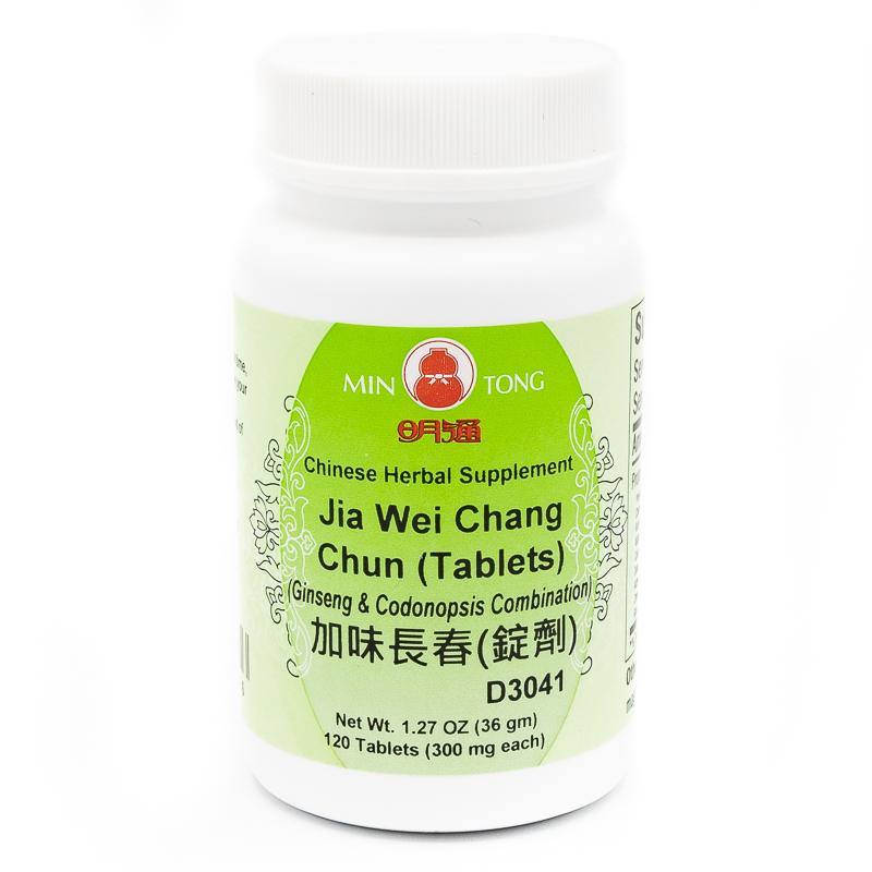 Jia Wei Chang Chun / Ginseng & Codonopsis Combination Tablet - Min Tong Herbs